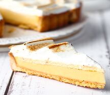 Торт лимонный с меренгой