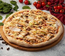 Пицца Сочный бургер