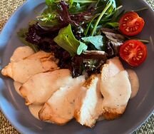 Куриная грудка под соусом Блю чиз
