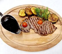 Медальоны в медовом соусе
