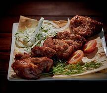 Шашлык из шейки свинины
