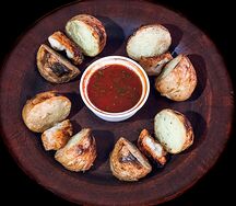 Картошка с курдюком на углях