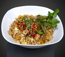 Wok рис с начинкой