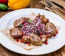 Шашлык из бараньей мякоти