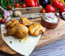 Куриный шашлык на кеци