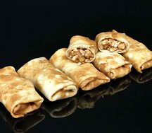 Блинчик с курицей и грибами