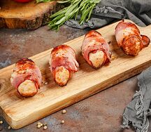 Мясные рулетики с куриным фаршем