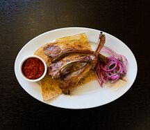 Шашлык из бараньей корейки
