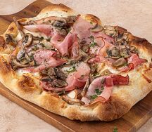 Пицца римская Scrocchiarella Ветчина с грибами