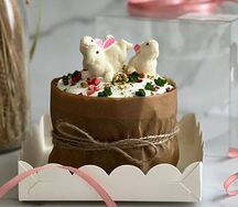 Кулич Пасхальный с зайками