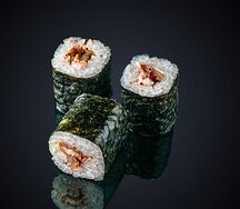 Маки с угрем