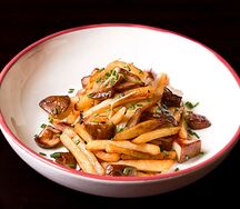 Жареный картофель с грибами