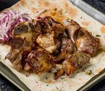 Шашлык из бараньих семечек