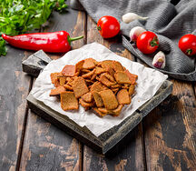 Гренки с аджикой