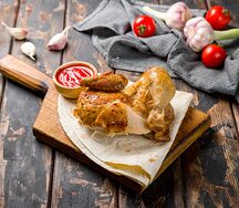 Половина курицы гриль