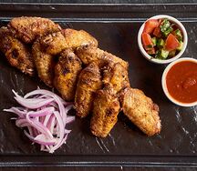 Куриные крылья на мангале