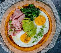 Breakfast пицца