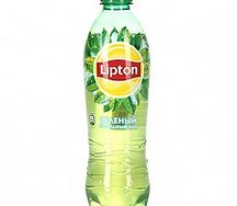 Зеленый холодный чай lipton