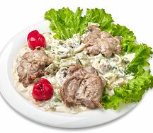 Медальоны из телятины