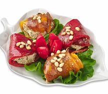 Рулетики из болгарского перца
