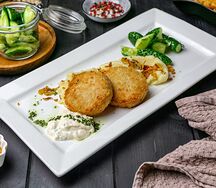 Куриные котлеты с картофельным пюре