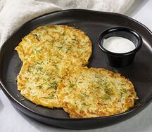 Драники со сметаной