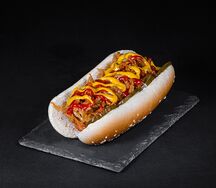 Хот-дог датский с куриной сосиской