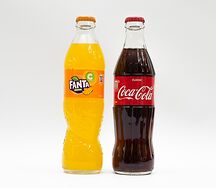 Fanta в стеклянной бутылке