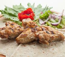 Шашлык из куриных крылышек