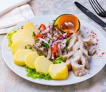 Селедка с картошкой