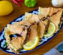 Лепешка с мясом Араес острая