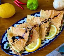 Лепешка с мясом Араес