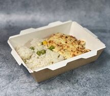 Куриное филе по-болгарски с рисом и овощами