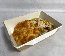 Куриная грудка с сыром и томатами с рисом басмати