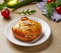 Кулебяка с мясом и картошкой
