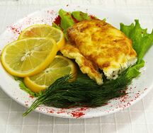 Треска под сырной шапкой