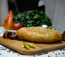 Пирожок с картошкой жареный