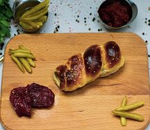 Сосиска в тесте печёная