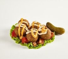 Бургер Дочь мясника в листьях