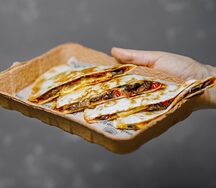 Кесадилья с мраморной говядиной