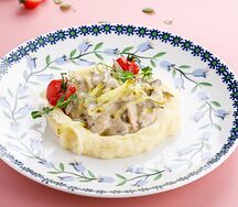 Телячья печень по-строгановски