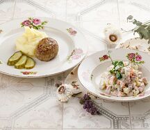 Салат и горячее