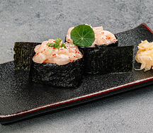 Суши ментайко абури гребешок