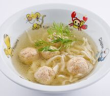 Куриный суп с фрикадельками