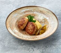 Куриные котлеты с пюре