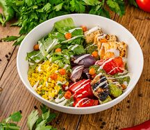 Боул с халуми