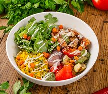 Боул с куриным бедром 