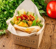 Пита с красным окунем