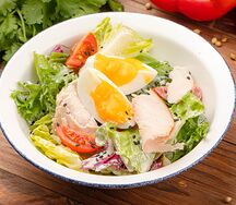 Салат с индейкой