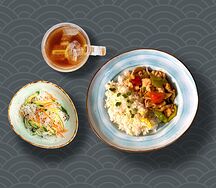 Курица Гун бао с рисом